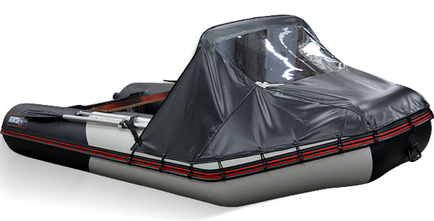 Носовой тент для лодки Хантер 345 ЛКА и Хантер 340 NEW