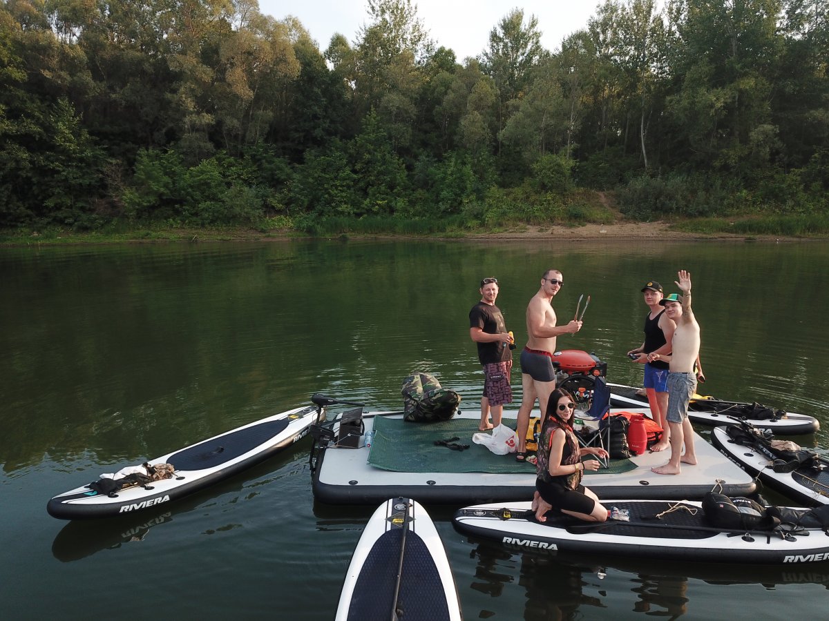 SUP Плот 4х2 м